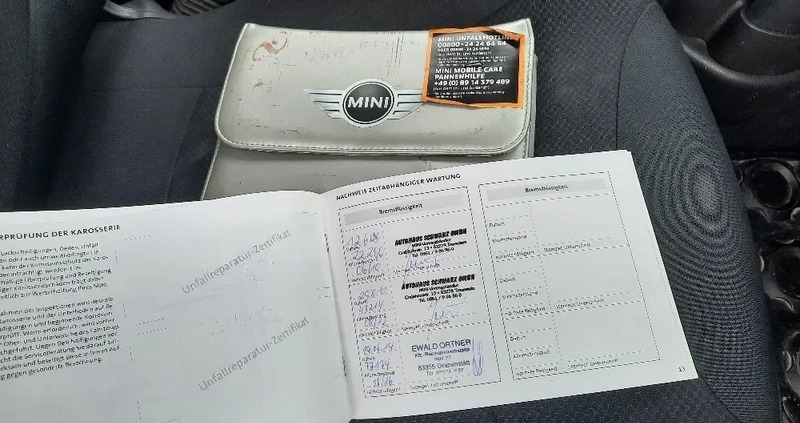 MINI ONE cena 14500 przebieg: 126000, rok produkcji 2006 z Resko małe 154